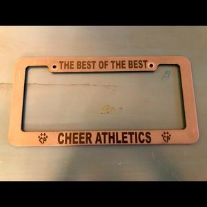 Cheer Athletics License Plate Cover